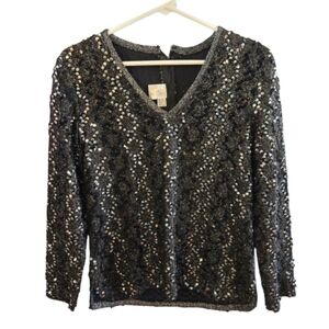 Vintage Union Made Dressy Sequined Top